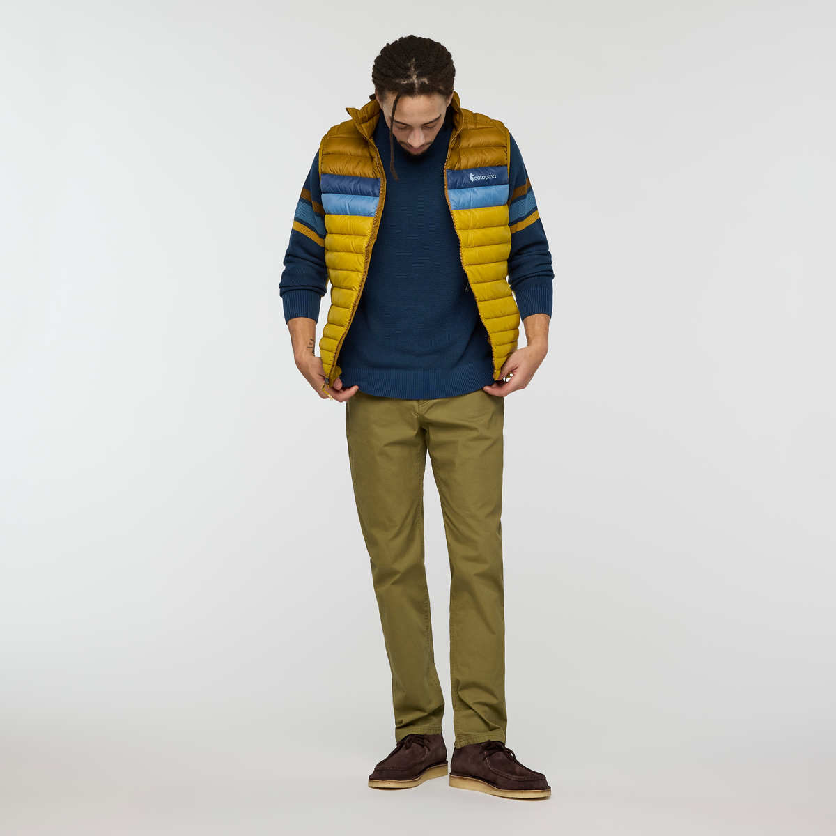 Fuego Down Vest - Men's, Bronze/Gold, Model Kai