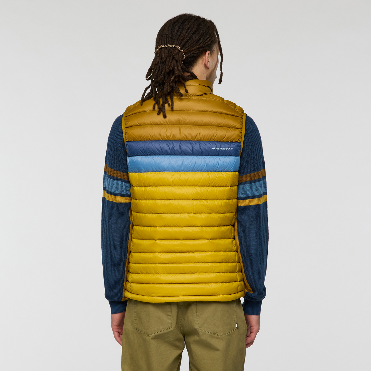 Fuego Down Vest - Men's, Bronze/Gold, Model Kai