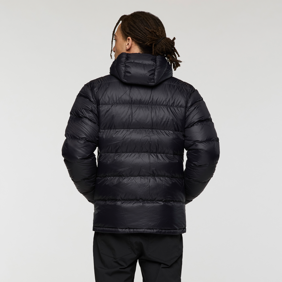 Fuego Max Down Hooded Jacket - Men's, Cotopaxi Black, Model Kai