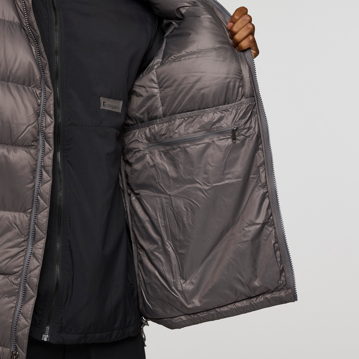 Fuego Max Down Hooded Jacket - Men's, Cotopaxi Cinder, Model Nicolas