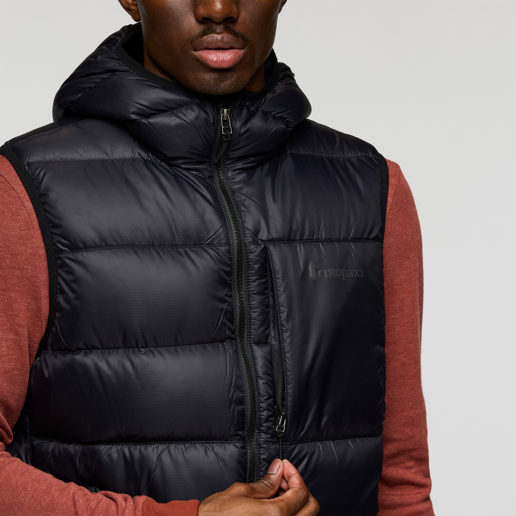 Fuego Max Down Vest - Men's, Cotopaxi Black, Model Nicolas