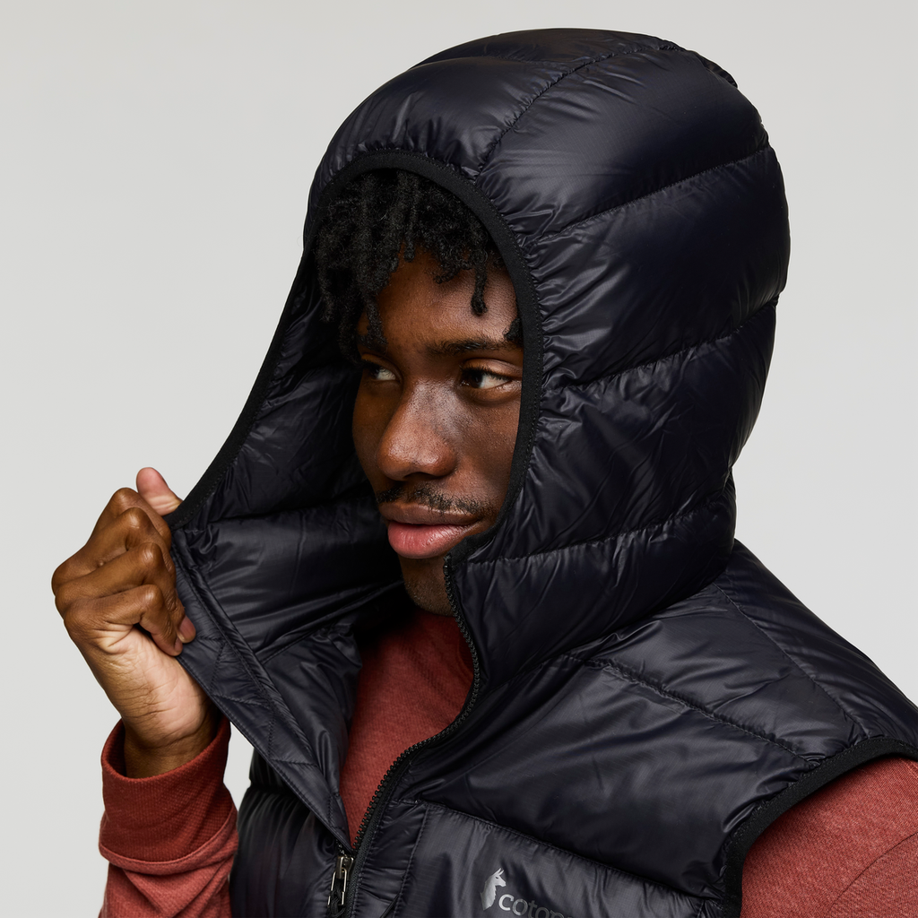 Fuego Max Down Vest - Men's, Cotopaxi Black, Model Nicolas