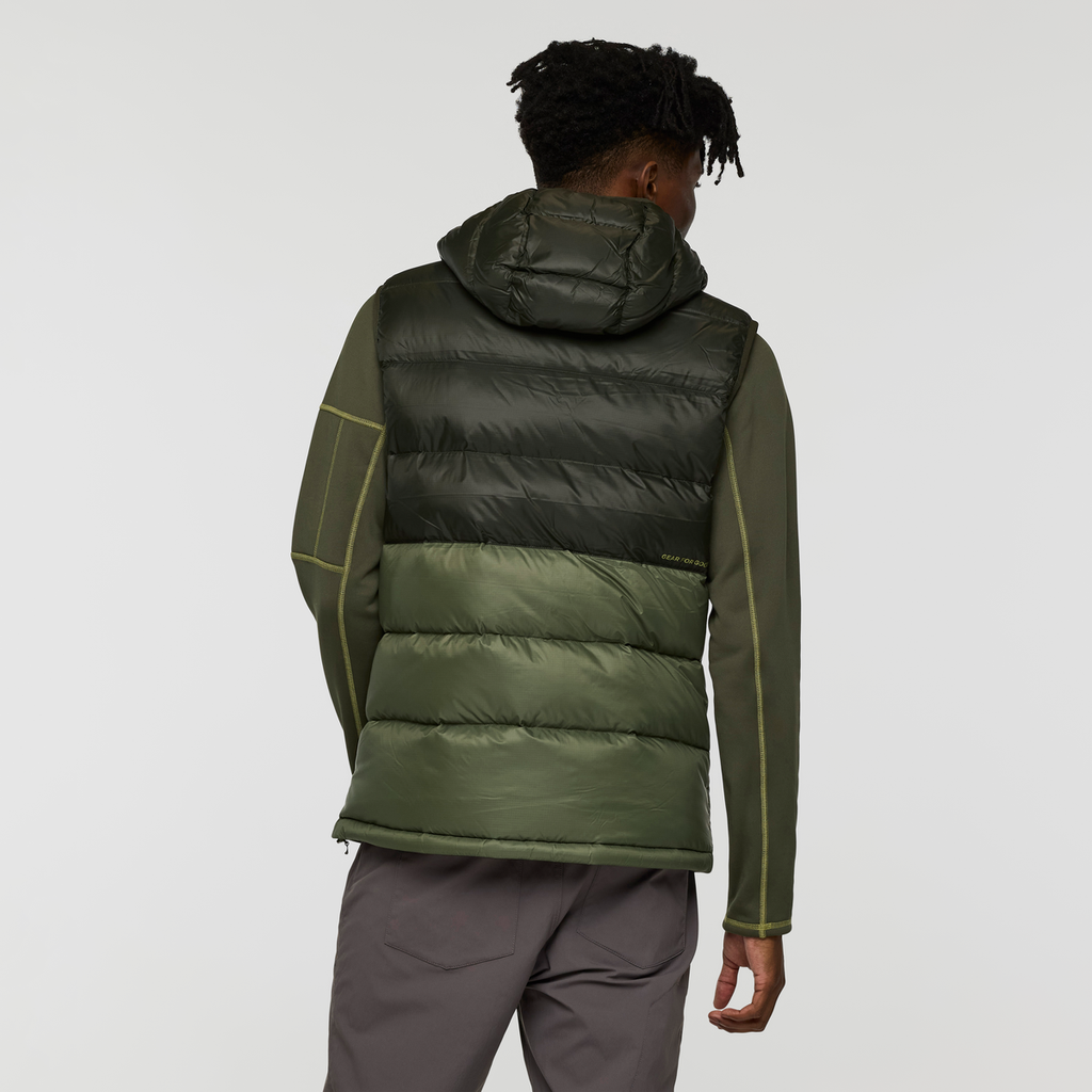Fuego Max Down Vest - Men's, Woods/Fatigue, Model Nicolas