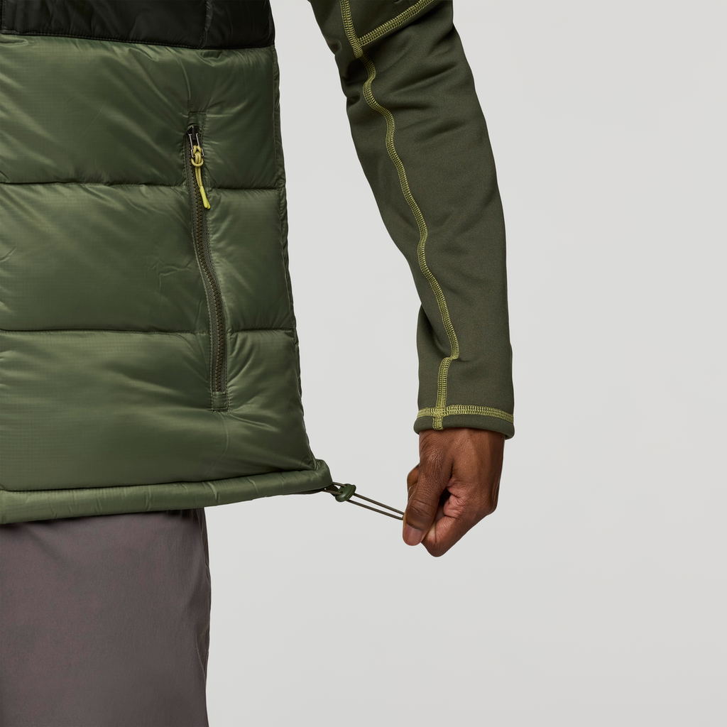Fuego Max Down Vest - Men's, Woods/Fatigue, Model Nicolas