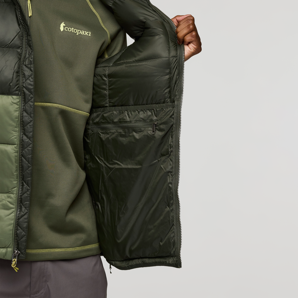 Fuego Max Down Vest - Men's, Woods/Fatigue, Model Nicolas