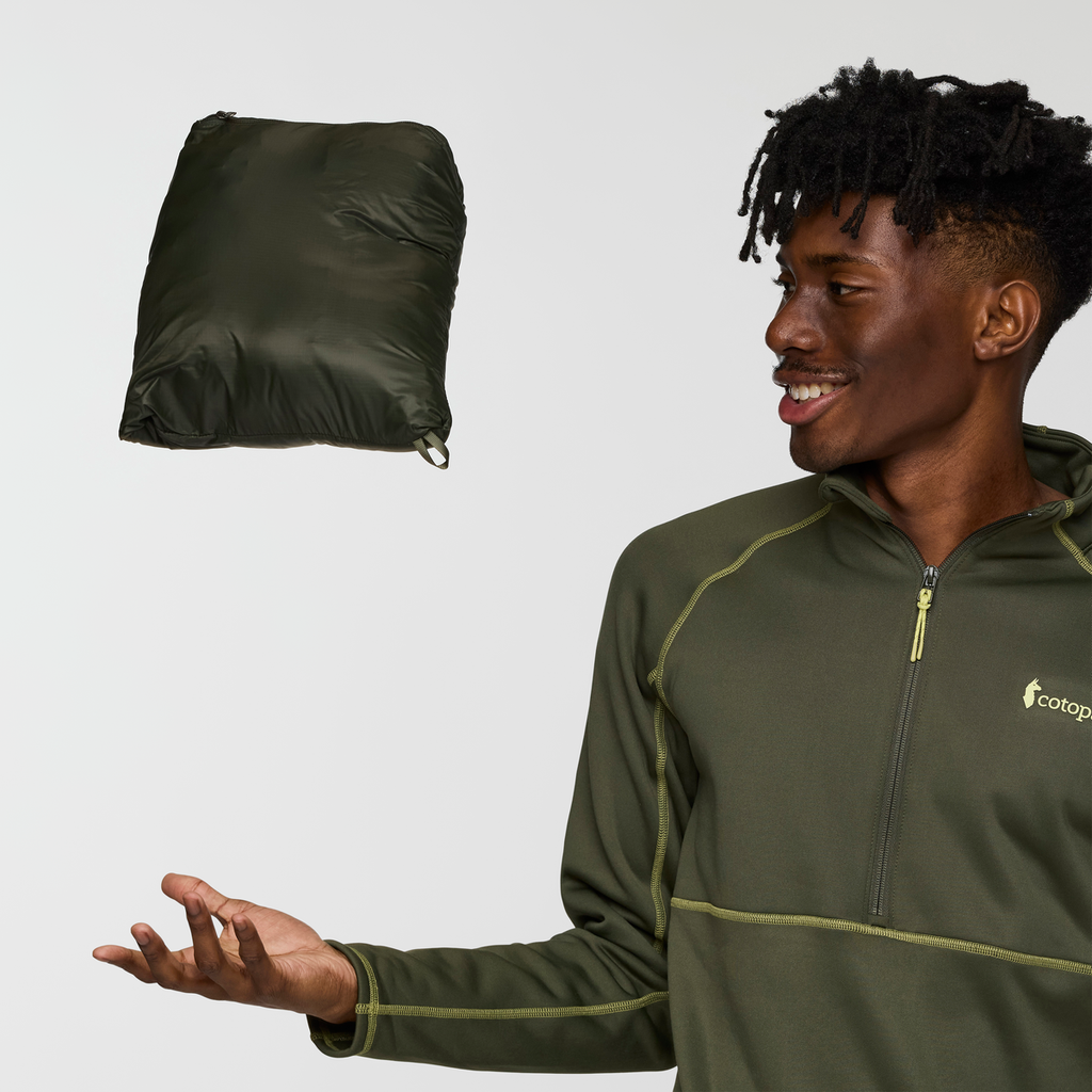 Fuego Max Down Vest - Men's, Woods/Fatigue, Model Nicolas