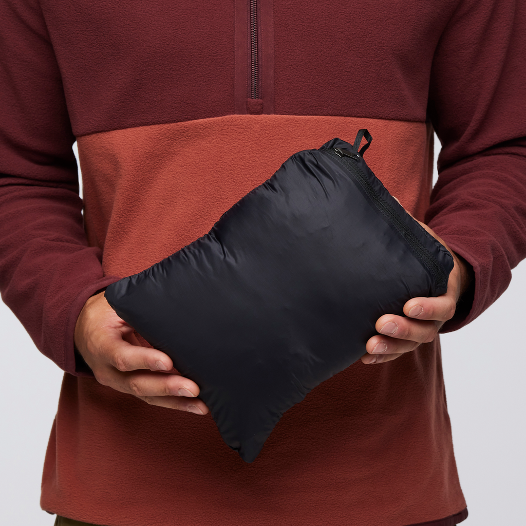 Funky Fuego Down Hooded Jacket - Men's, Carbon Combo, Detail