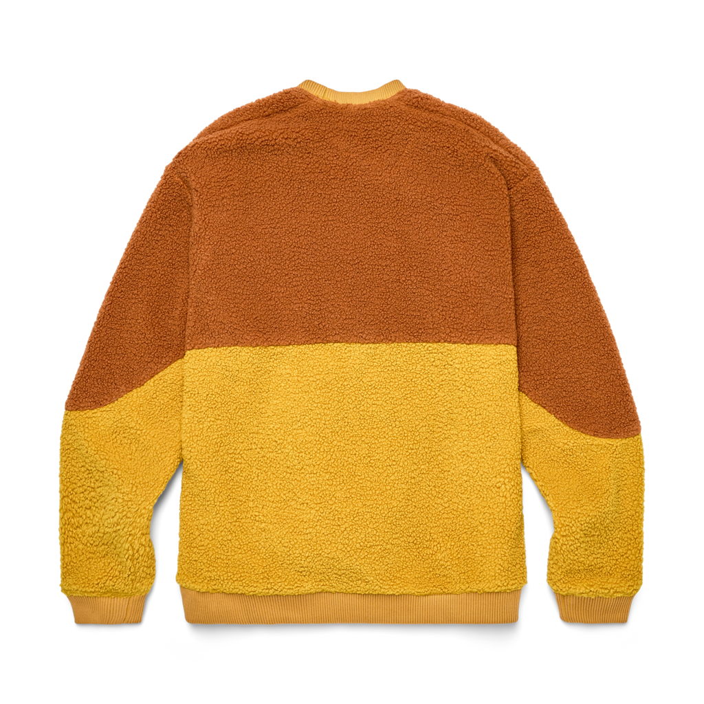 High Pile Fleece Crew - Men's, Sienna/Amber, Detail