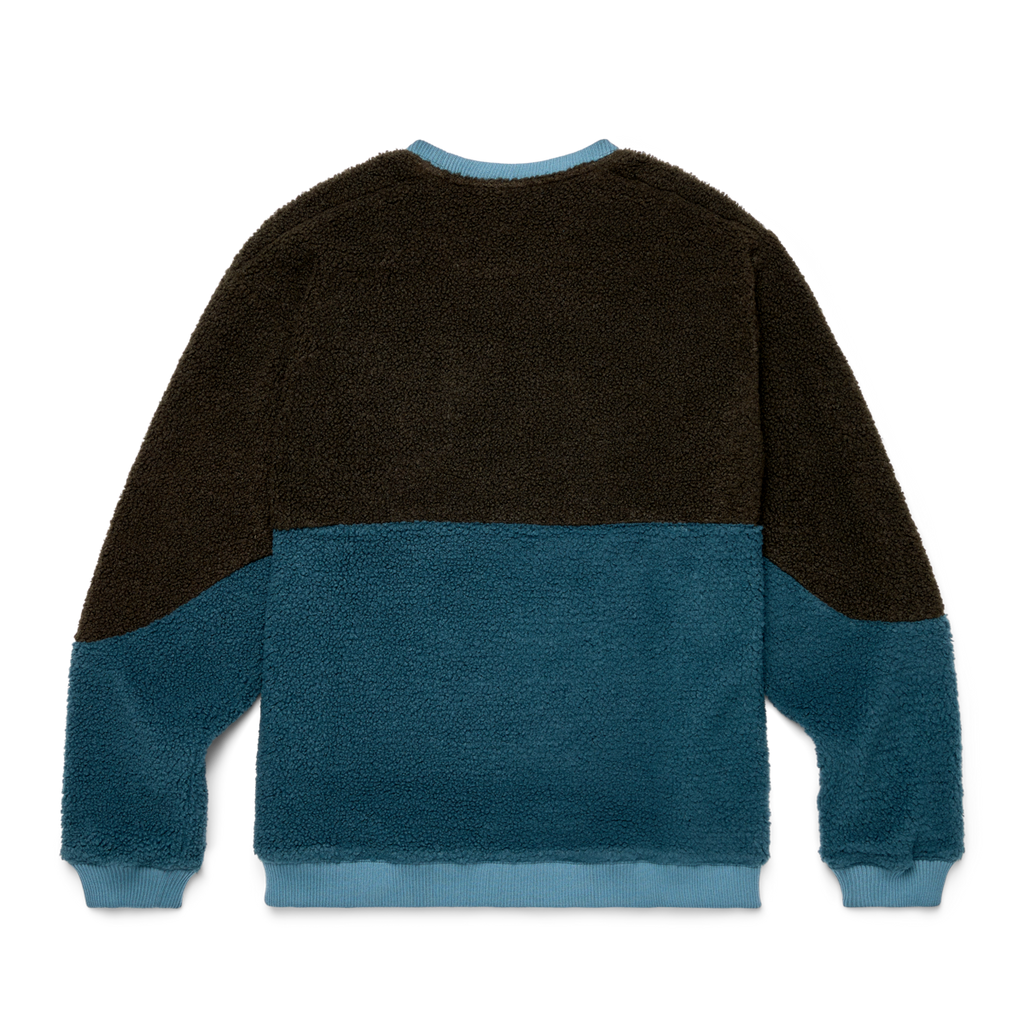 High Pile Fleece Crew - Men's, Woods/Blue Spruce, Detail