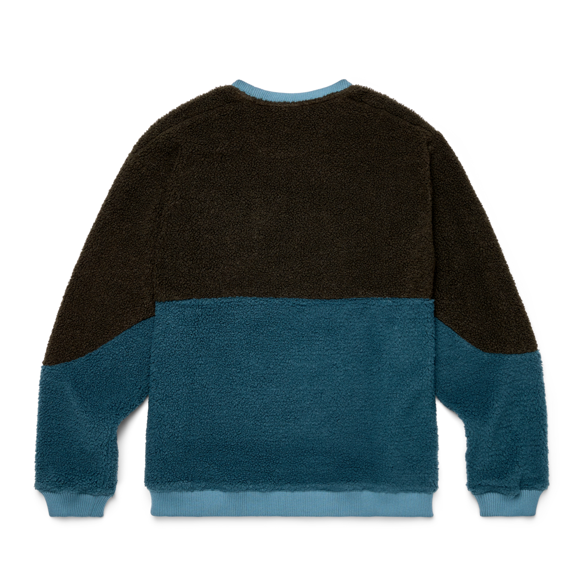 High Pile Fleece Crew - Men's, Woods/Blue Spruce, Detail