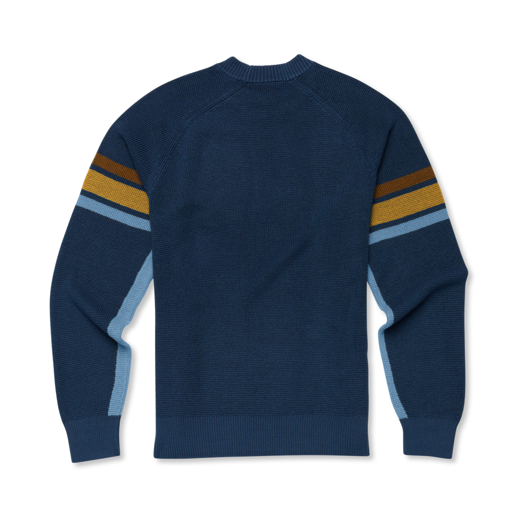 Libre Waffle Crew Sweater - Men's, Deep Sea, Detail