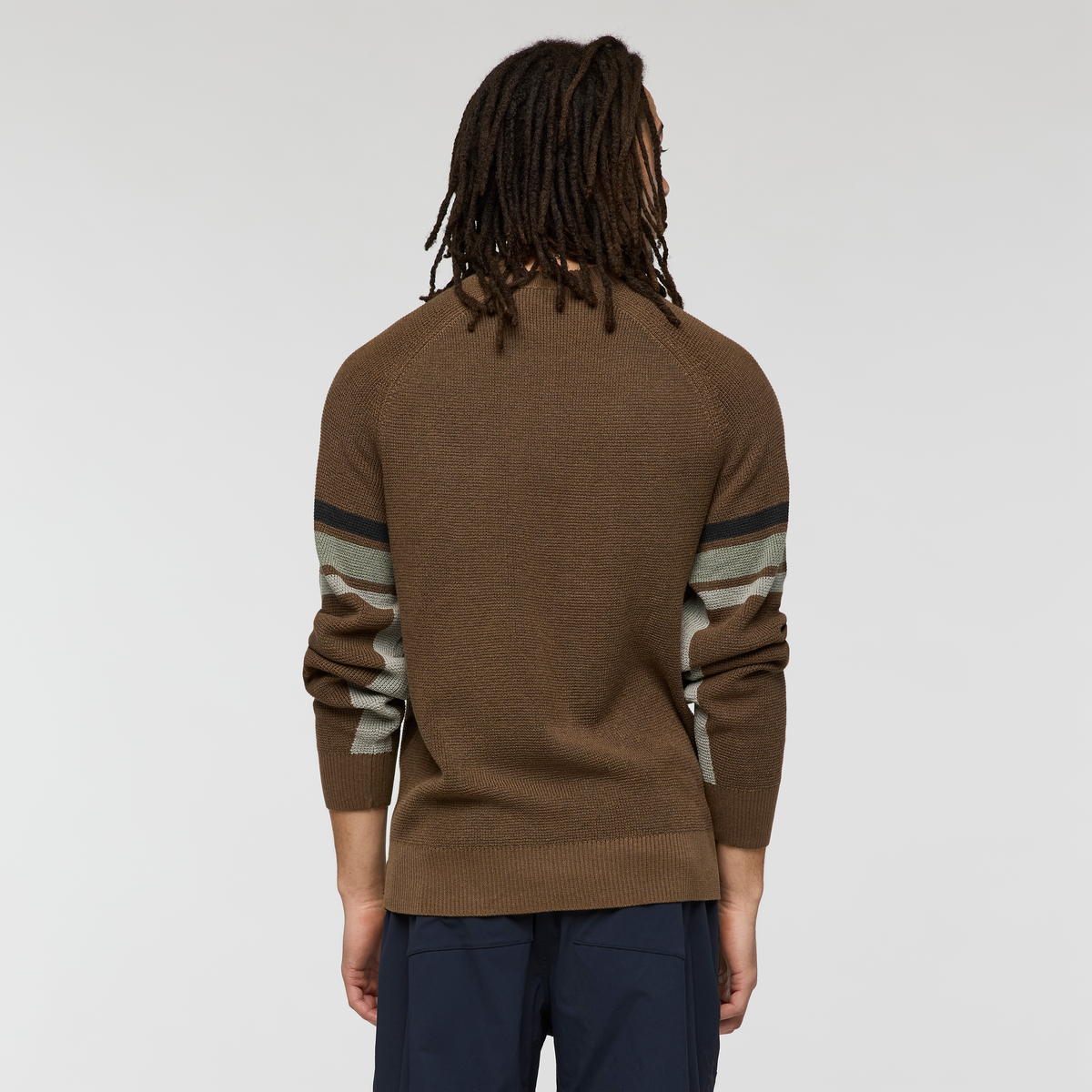 Libre Waffle Crew Sweater - Men's, Dune, Model Kai