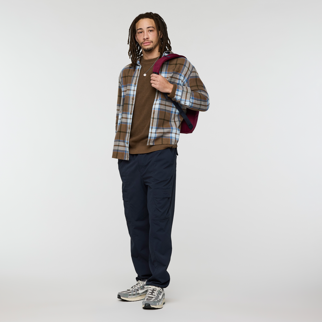 Libre Waffle Crew Sweater - Men's, Dune, Detail