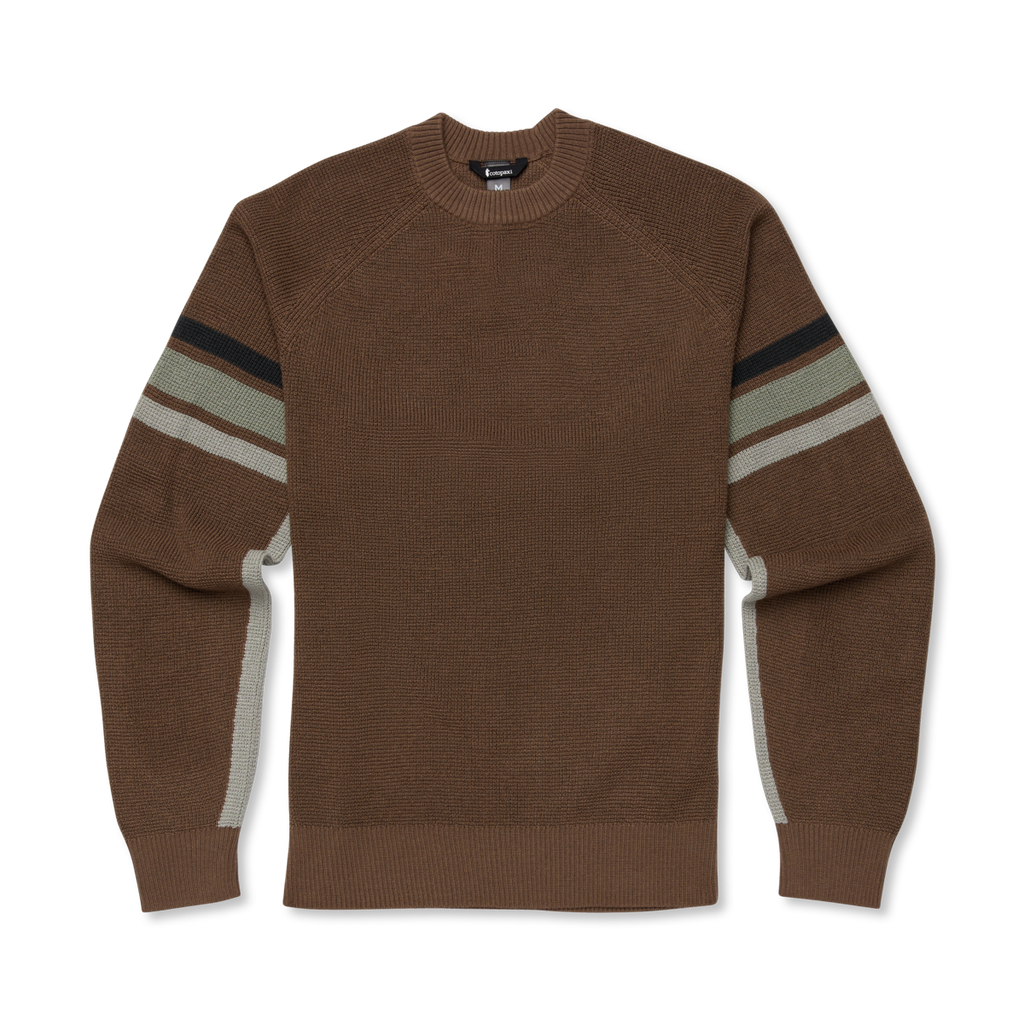 Libre Waffle Crew Sweater - Men's, Dune, flatlay