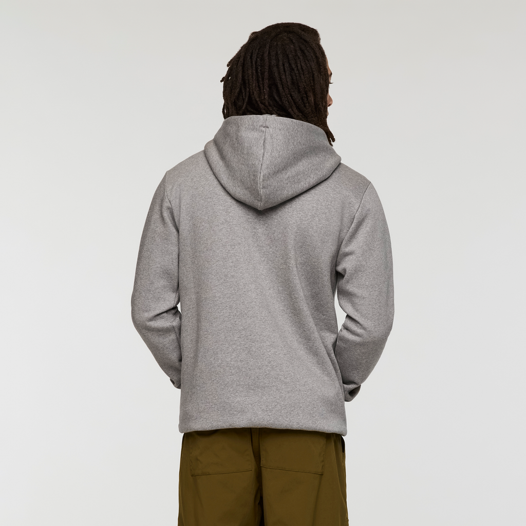 Melting Sunset Pullover Hoodie - Men's, Heather Grey, Model Kai