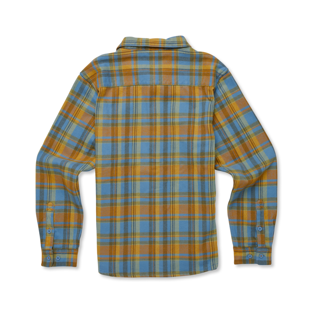 Mero Organic Flannel Shirt - Men's, Fjord/Seed Plaid