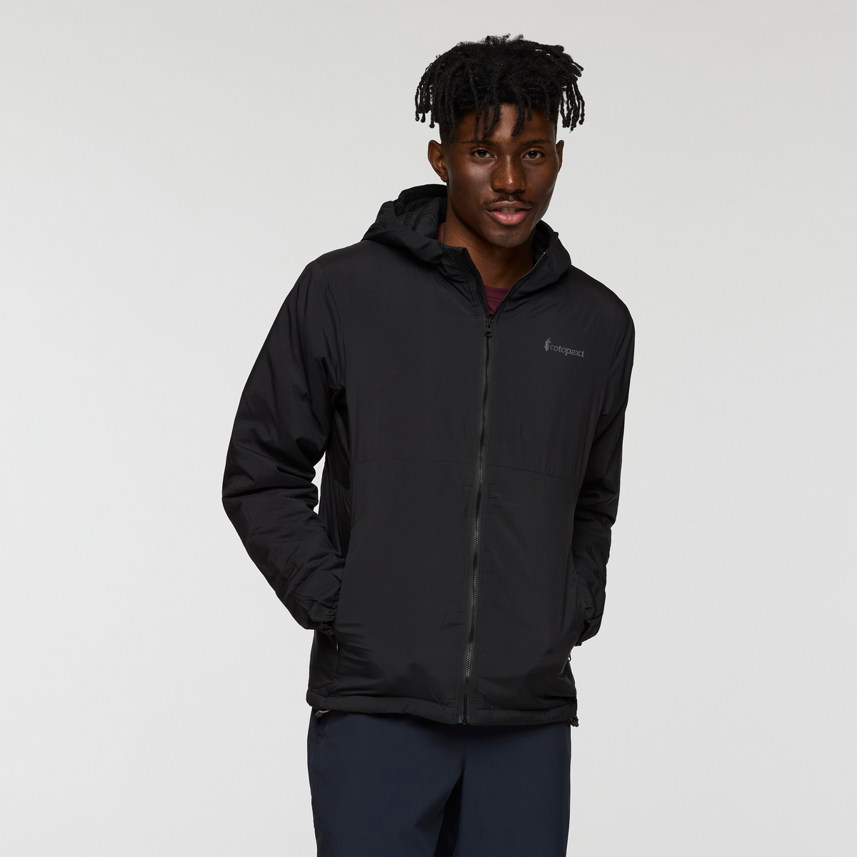 Pacaya 2.0 Insulated Hooded Jacket - Men's, Cotopaxi Black, Model Nicolas