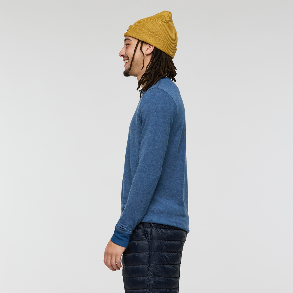 Perenne Long-Sleeve Shirt - Men's, Deep Sea, Model Kai