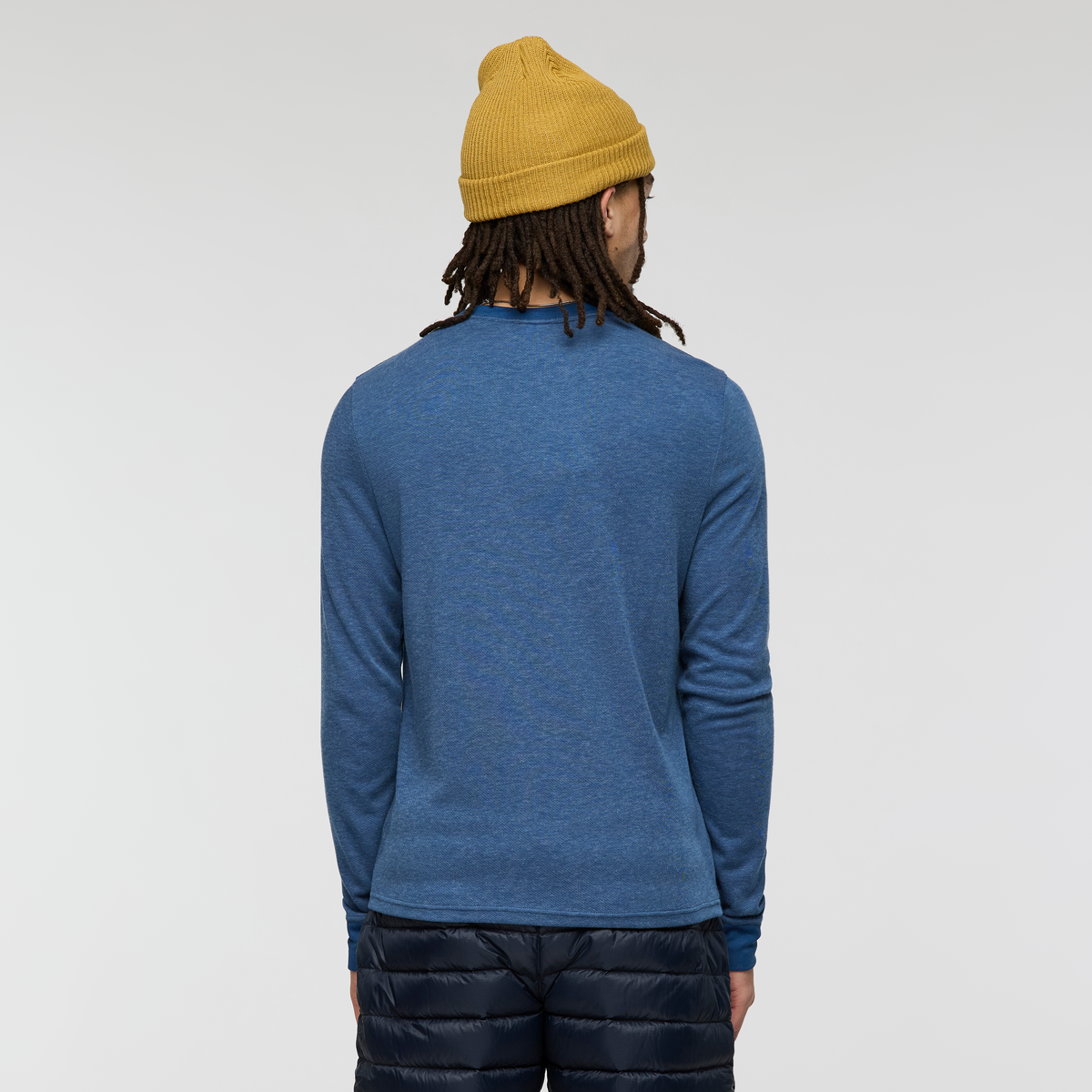 Perenne Long-Sleeve Shirt - Men's, Deep Sea, Model Kai