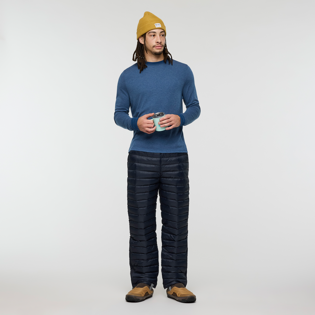 Perenne Long-Sleeve Shirt - Men's, Deep Sea, Model Kai