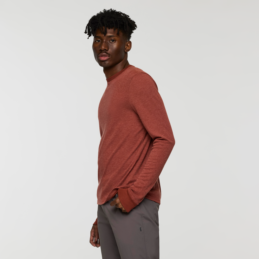 Perenne Long-Sleeve Shirt - Men's, Nutmeg, Model Nicolas