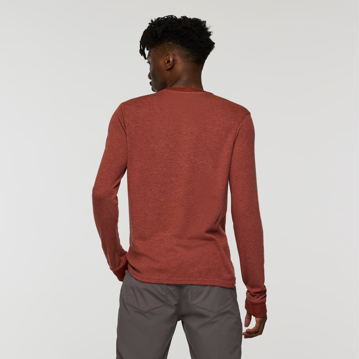 Perenne Long-Sleeve Shirt - Men's, Nutmeg, Model Nicolas