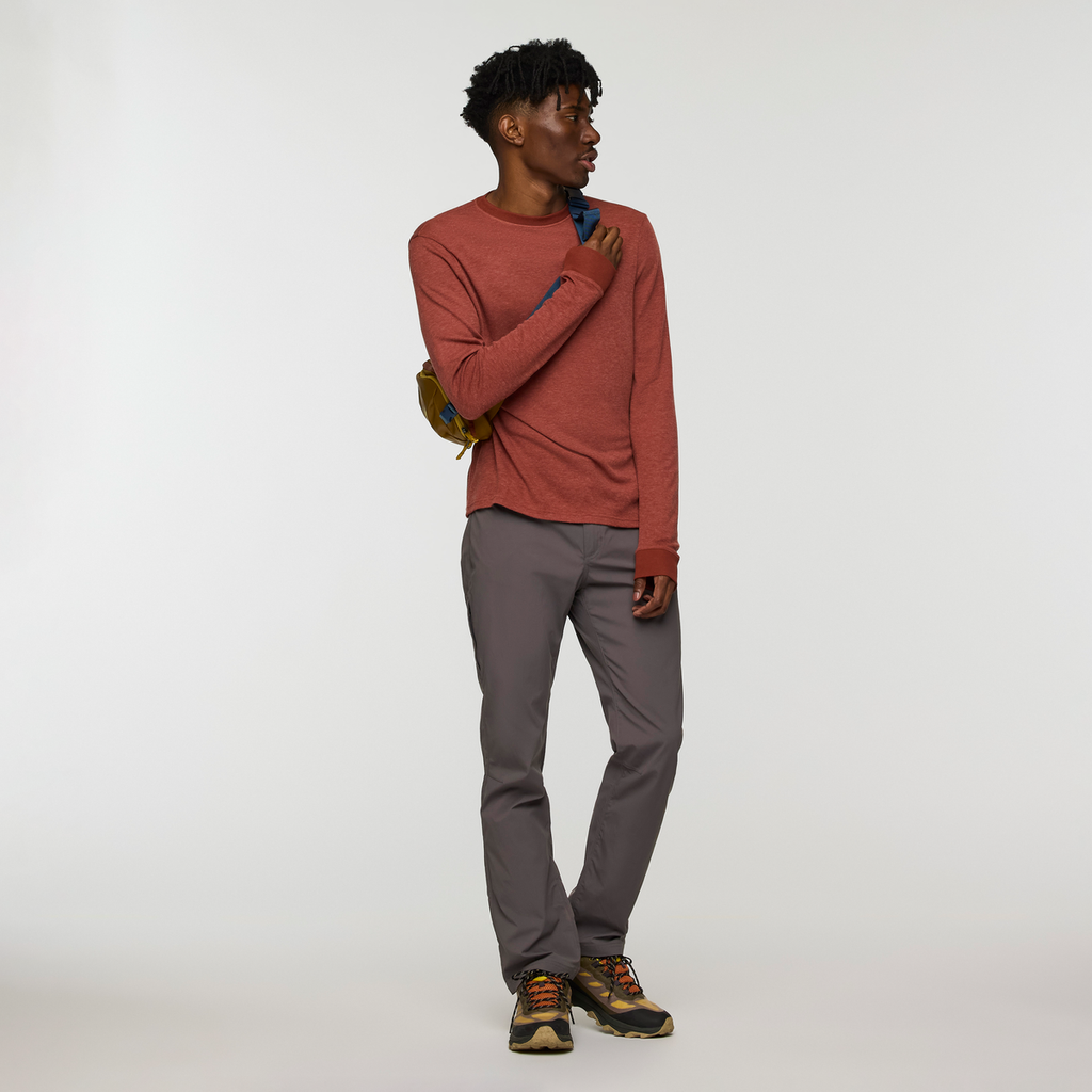 Perenne Long-Sleeve Shirt - Men's, Nutmeg, Model Nicolas