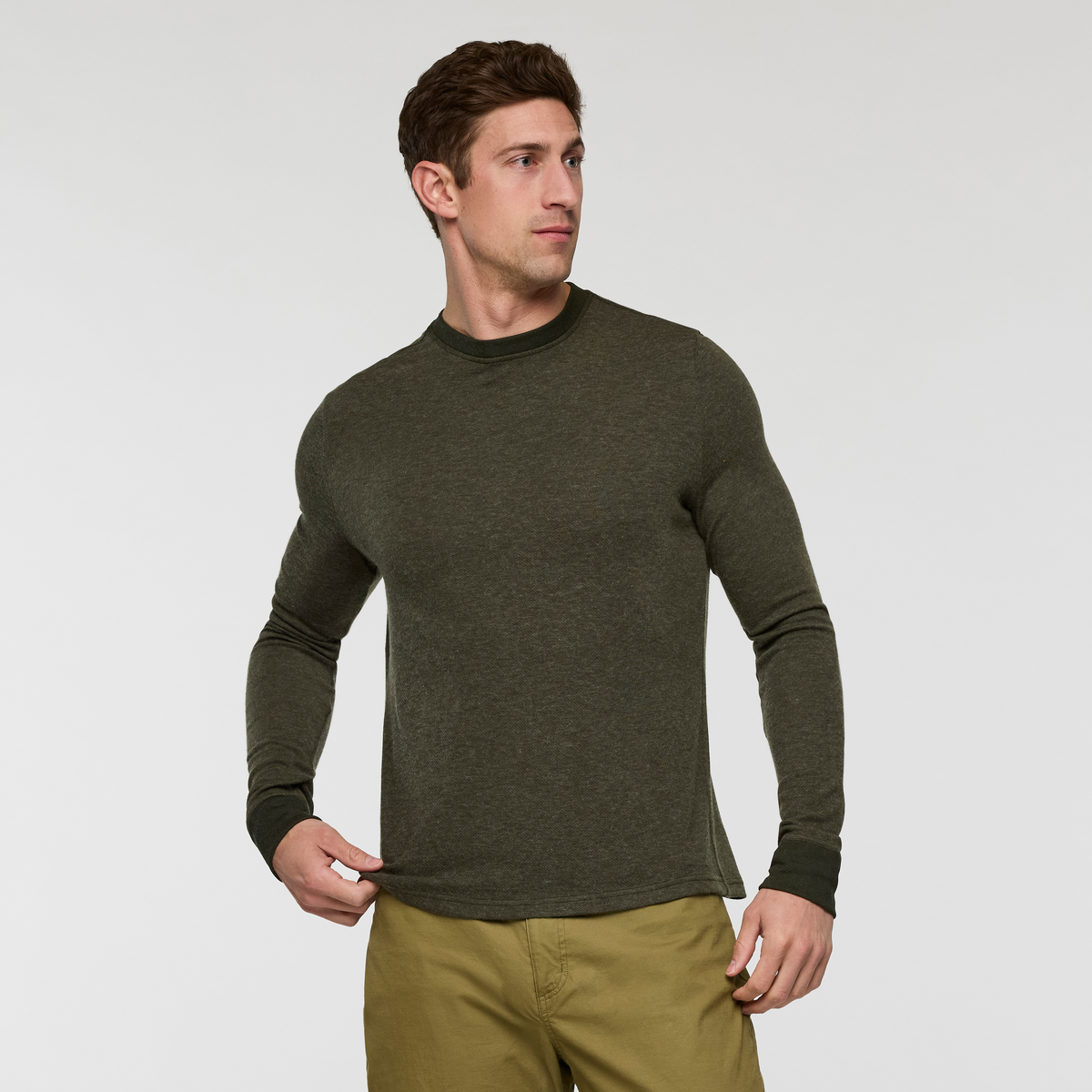 Perenne Long-Sleeve Shirt - Men's, Woods, Model Jackson