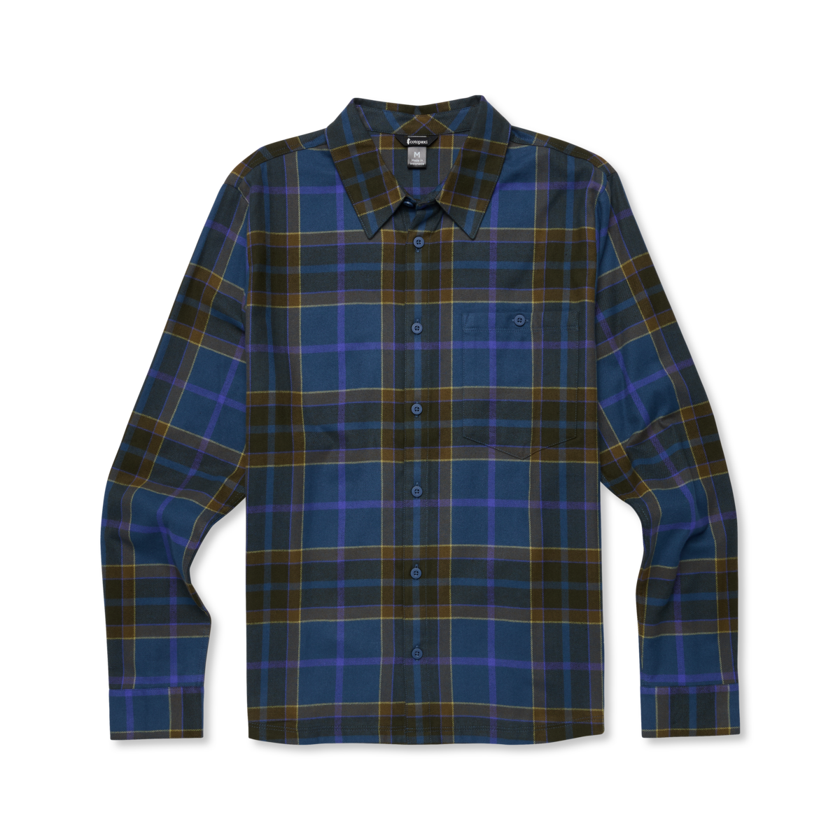 Quedo Flannel Shirt - Men's, Deep Sea Plaid, Model Kai