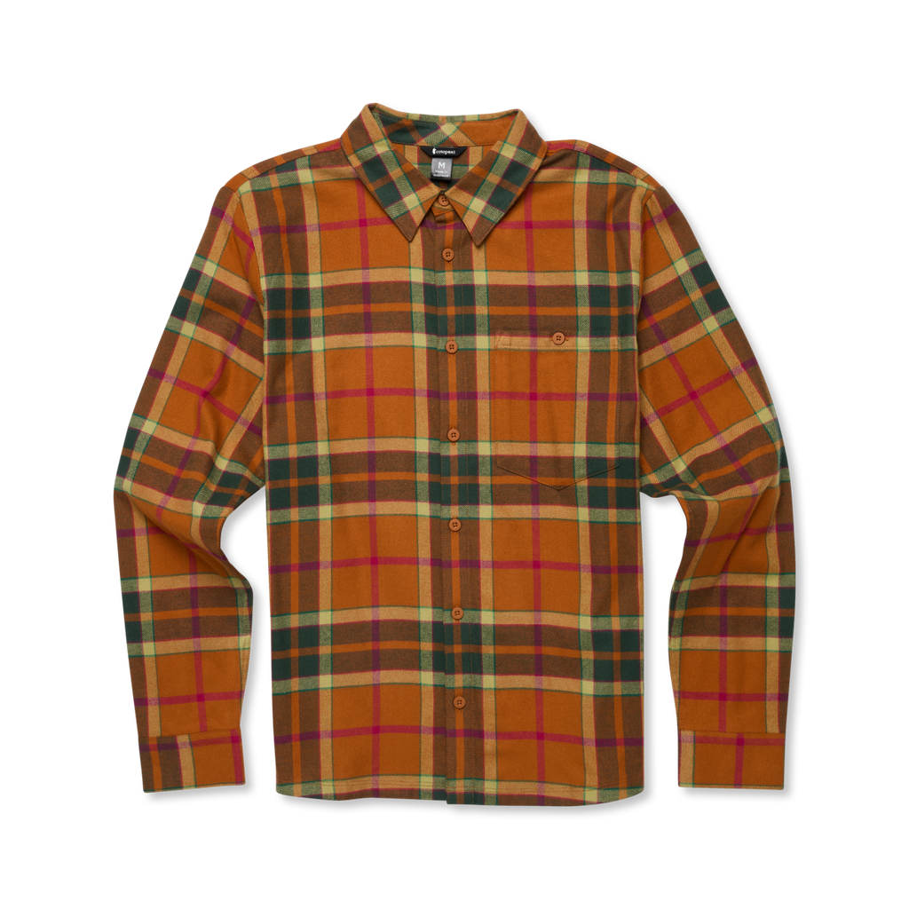 Quedo Flannel Shirt - Men's, Sienna Plaid, Model Kai