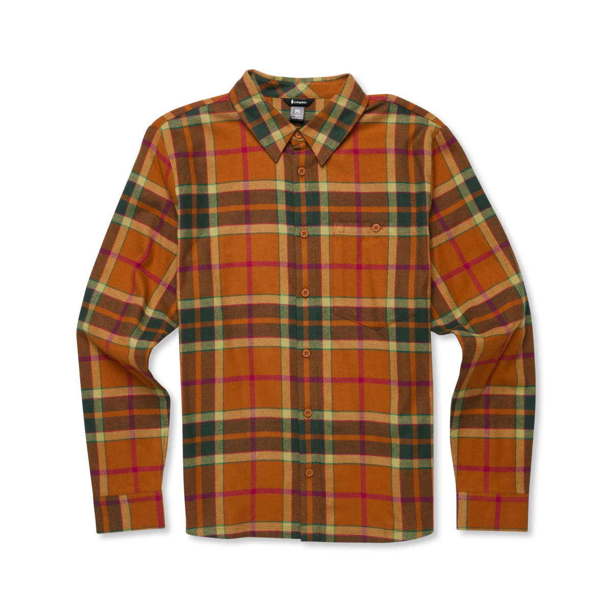 Quedo Flannel Shirt - Men's, Sienna Plaid, Model Kai