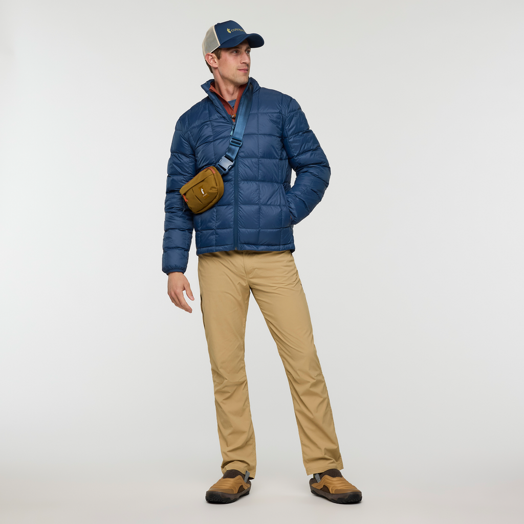 Repleto Down Jacket - Men's, Deep Sea, Model Jackson