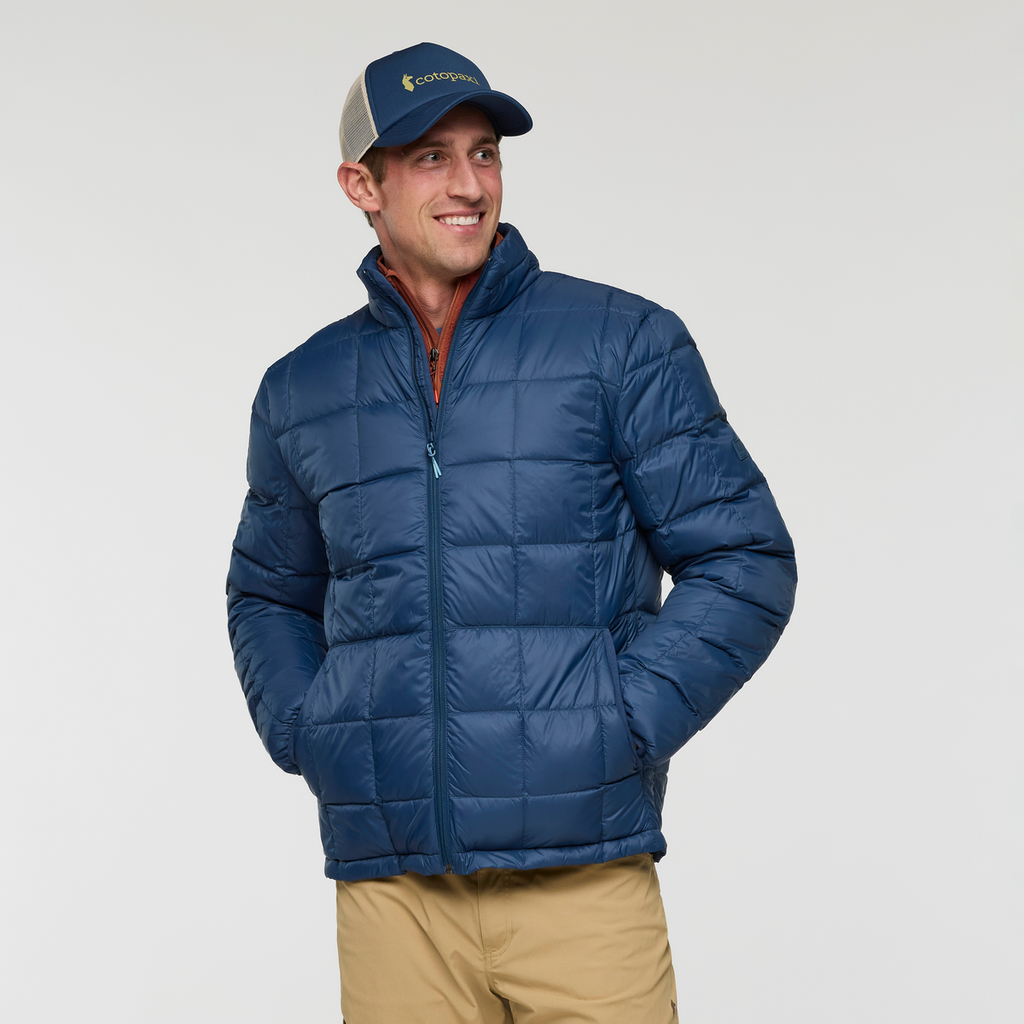 Repleto Down Jacket - Men's, Deep Sea, Model Jackson