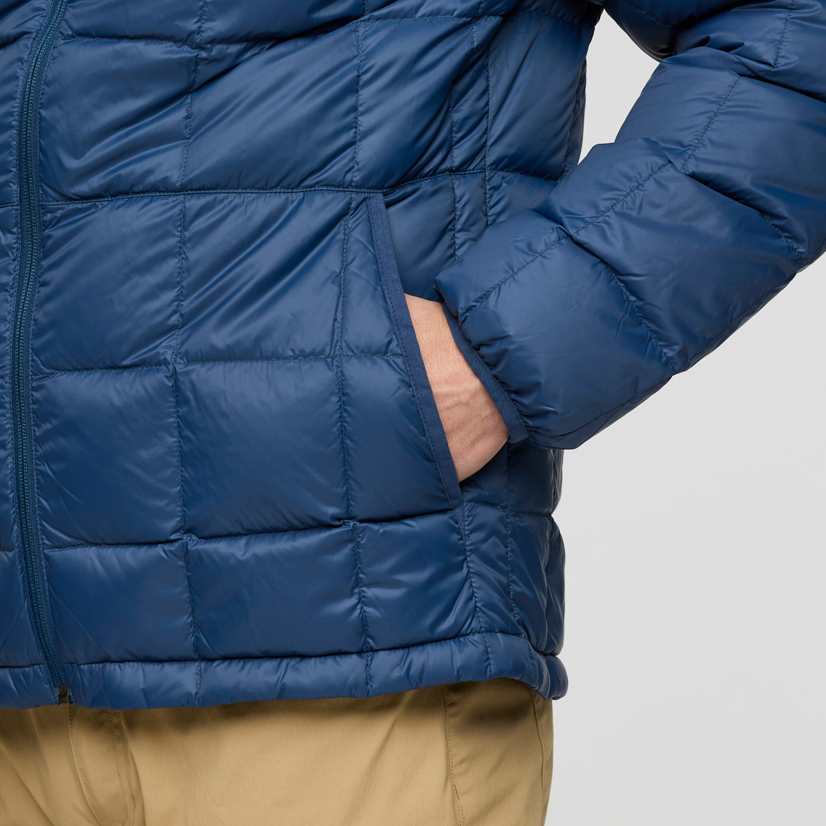 Repleto Down Jacket - Men's, Deep Sea, Model Jackson