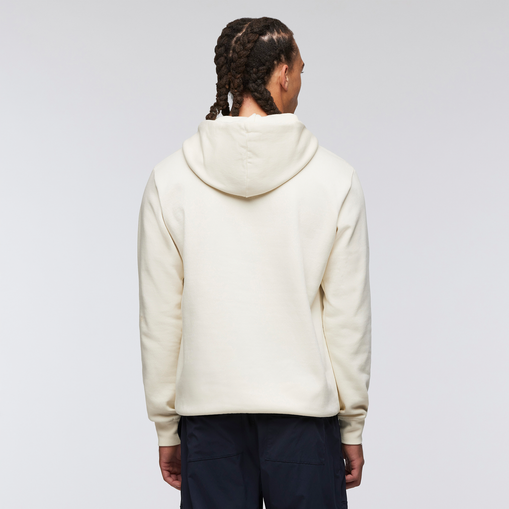 Retro Pullover Hoodie - Men's, Bone, Model Kai