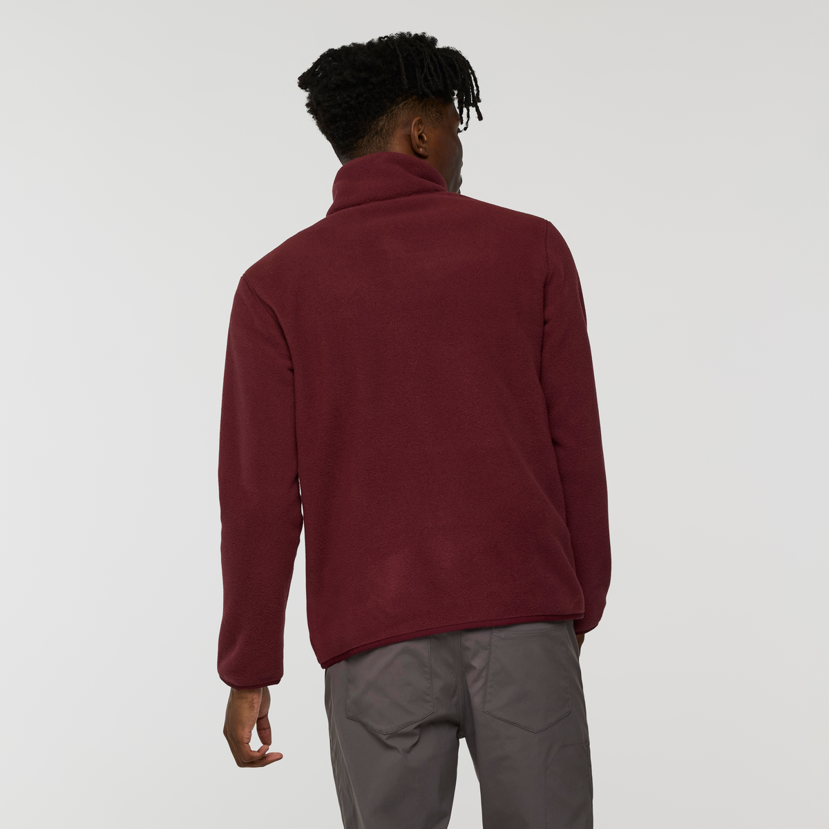 Teca Fleece Full-Zip Jacket - Men's, Acai Bowl, Model Nicolas