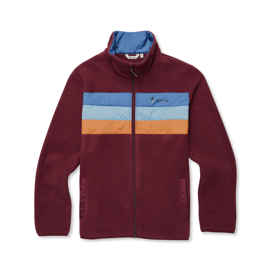 Teca Fleece Full-Zip Jacket - Men's, Acai Bowl, Model Nicolas