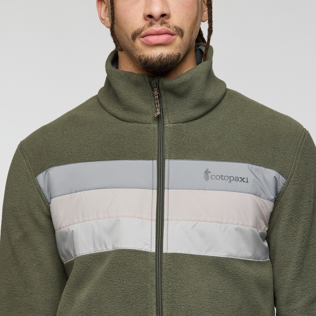 Teca Fleece Full-Zip Jacket - Men's, Canteen, Model Kai