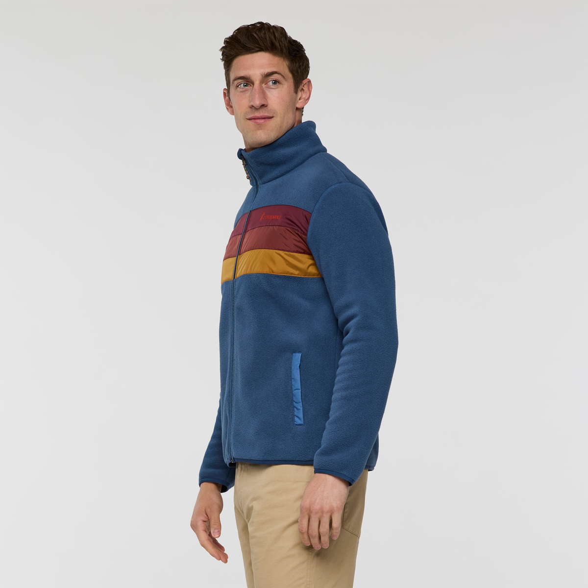 Teca Fleece Full-Zip Jacket - Men's, Cecret Lake, Model Jackson