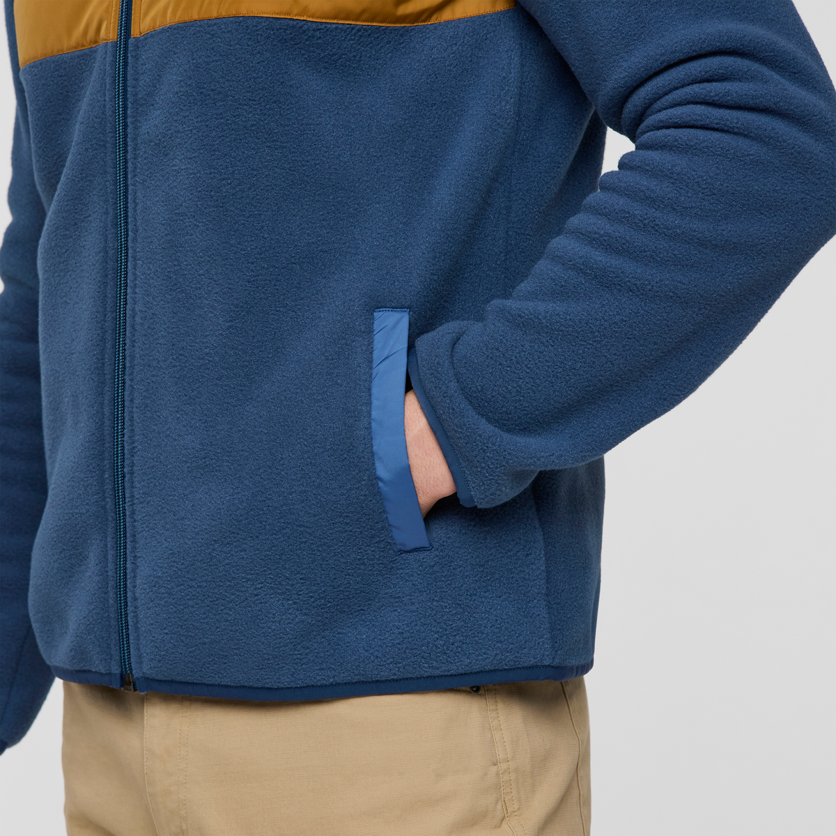 Teca Fleece Full-Zip Jacket - Men's, Cecret Lake, Model Jackson