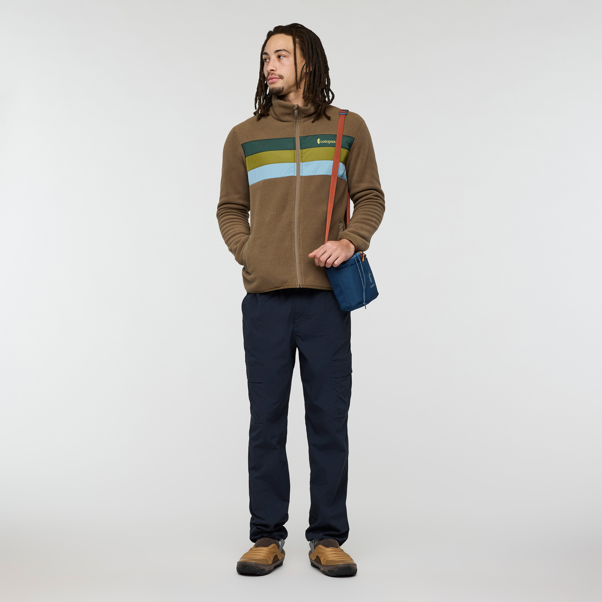 Teca Fleece Full-Zip Jacket - Men's, Hillside, Model Kai