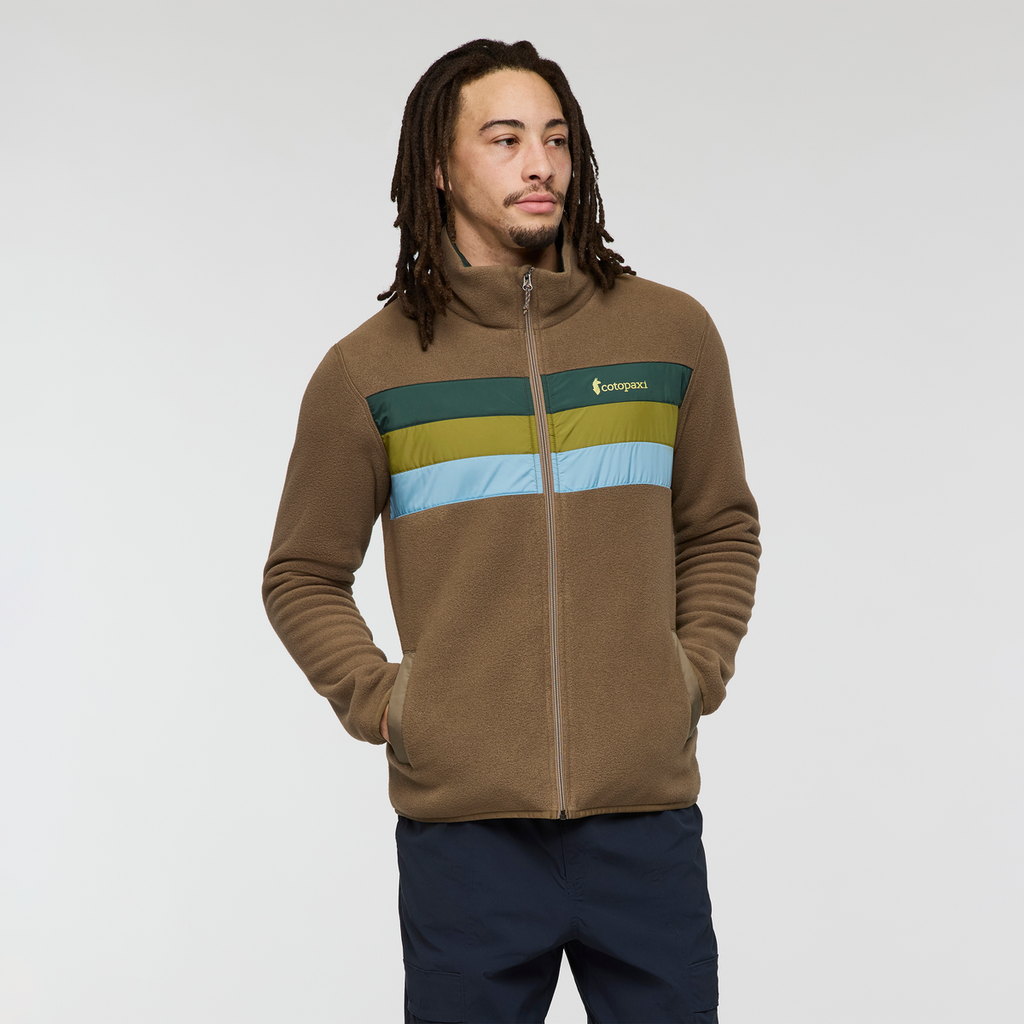 Teca Fleece Full-Zip Jacket - Men's, Hillside, Model Kai