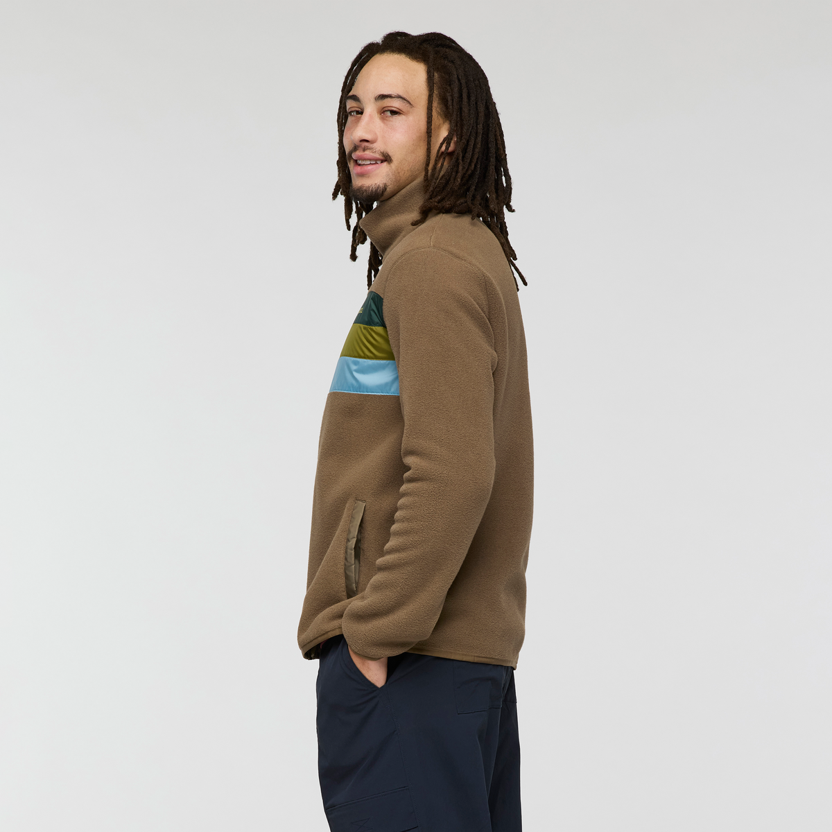 Teca Fleece Full-Zip Jacket - Men's, Hillside, Model Kai