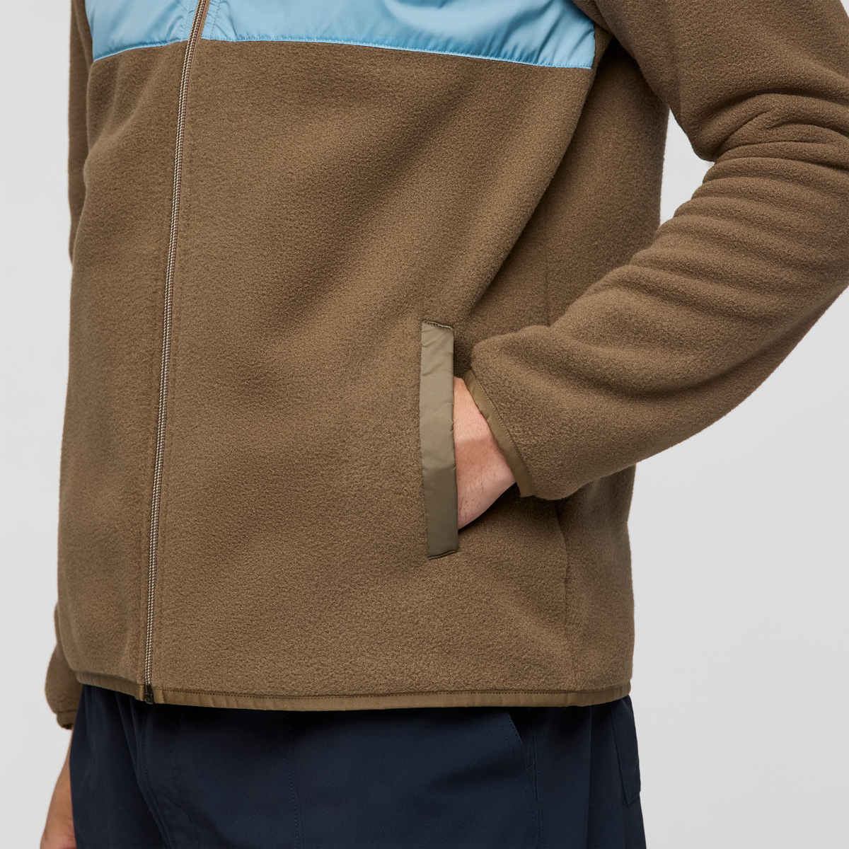 Teca Fleece Full-Zip Jacket - Men's, Hillside, Model Kai