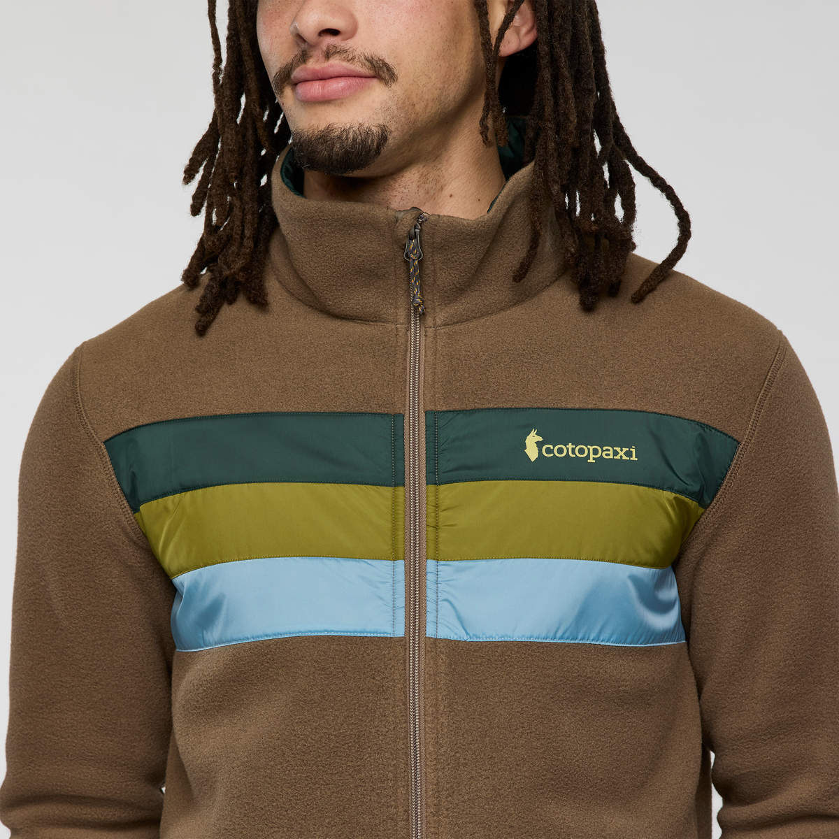 Teca Fleece Full-Zip Jacket - Men's, Hillside, Model Kai