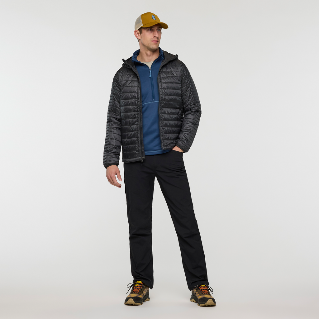 Tempa Fleece Half-Zip Pullover - Men's, Deep Sea, Model Jackson