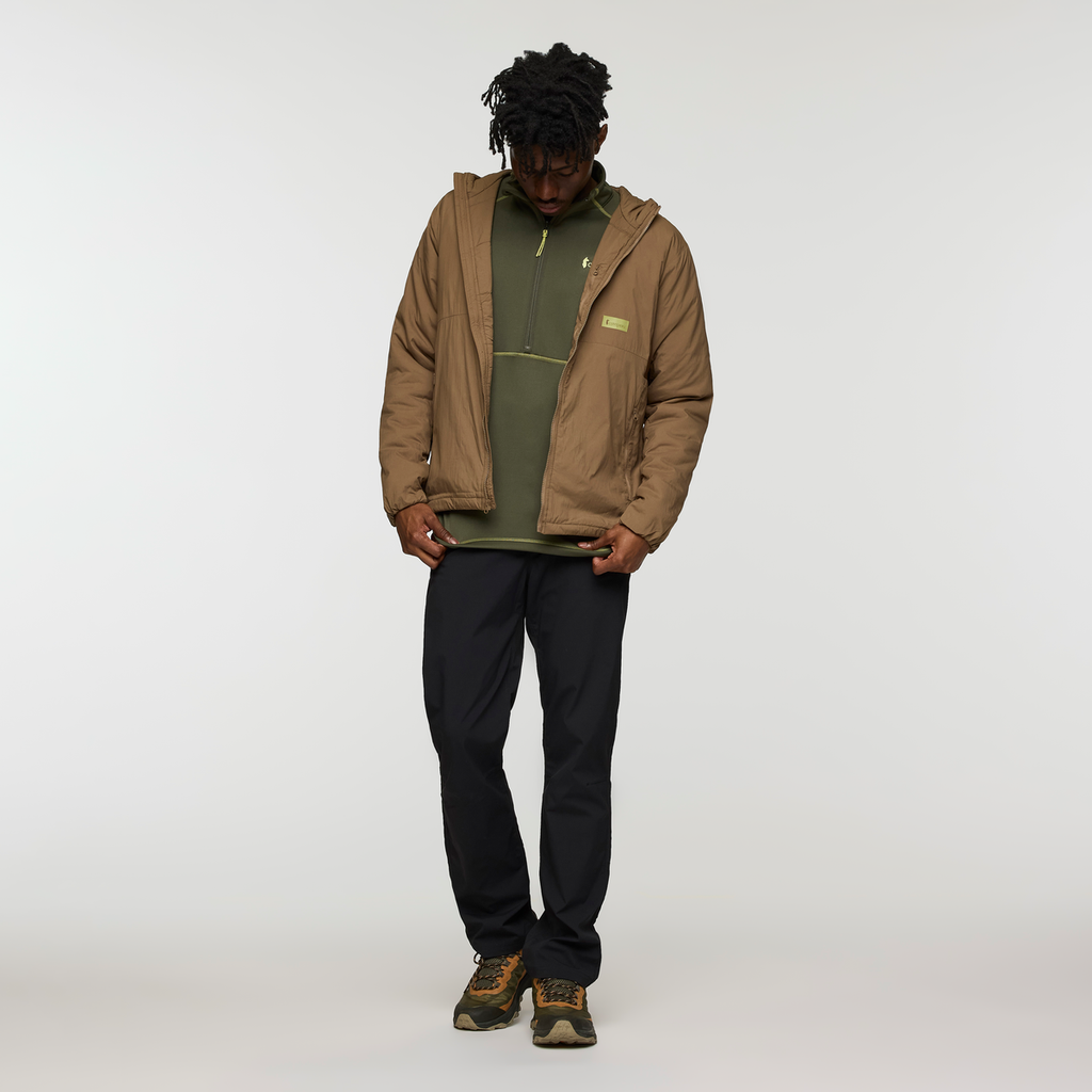Tempa Fleece Half-Zip Pullover - Men's, Fatigue, Model Kai