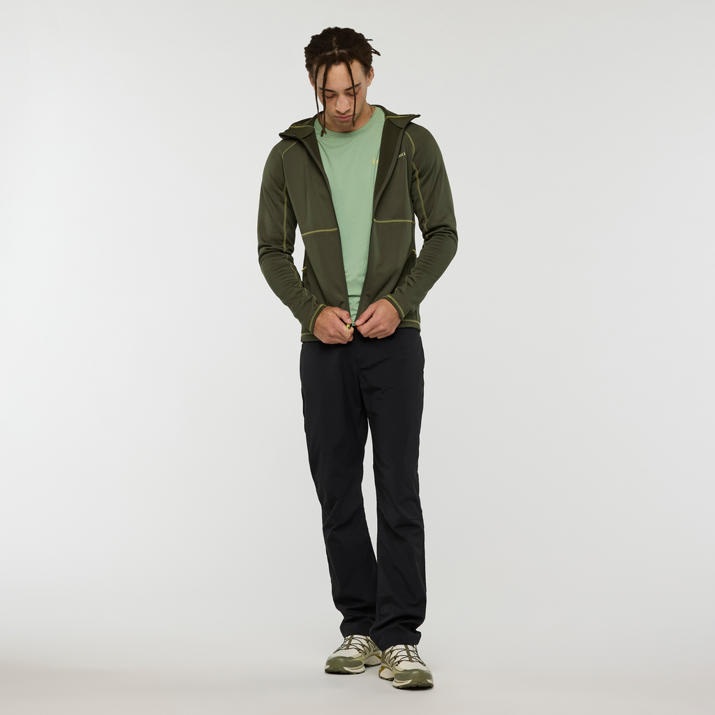 Tempa Fleece Hooded Jacket - Men's, Fatigue, Model Kai