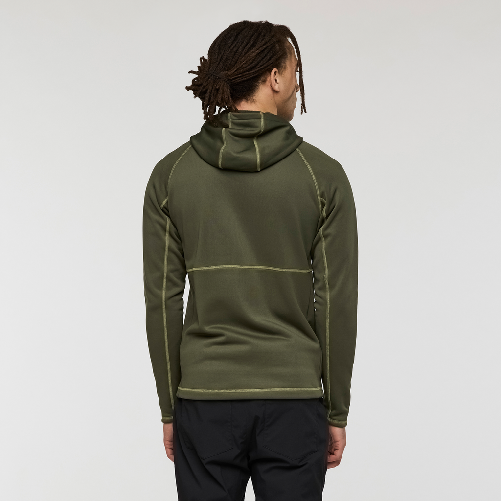 Tempa Fleece Hooded Jacket - Men's, Fatigue, Model Kai