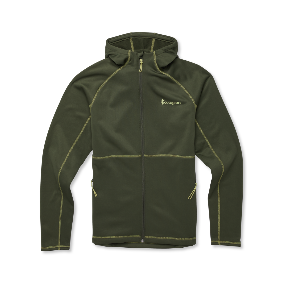 Tempa Fleece Hooded Jacket - Men's, Fatigue, Model Kai